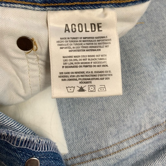Agolde 90s Jean Straight Leg 25 - Picture 3 of 6